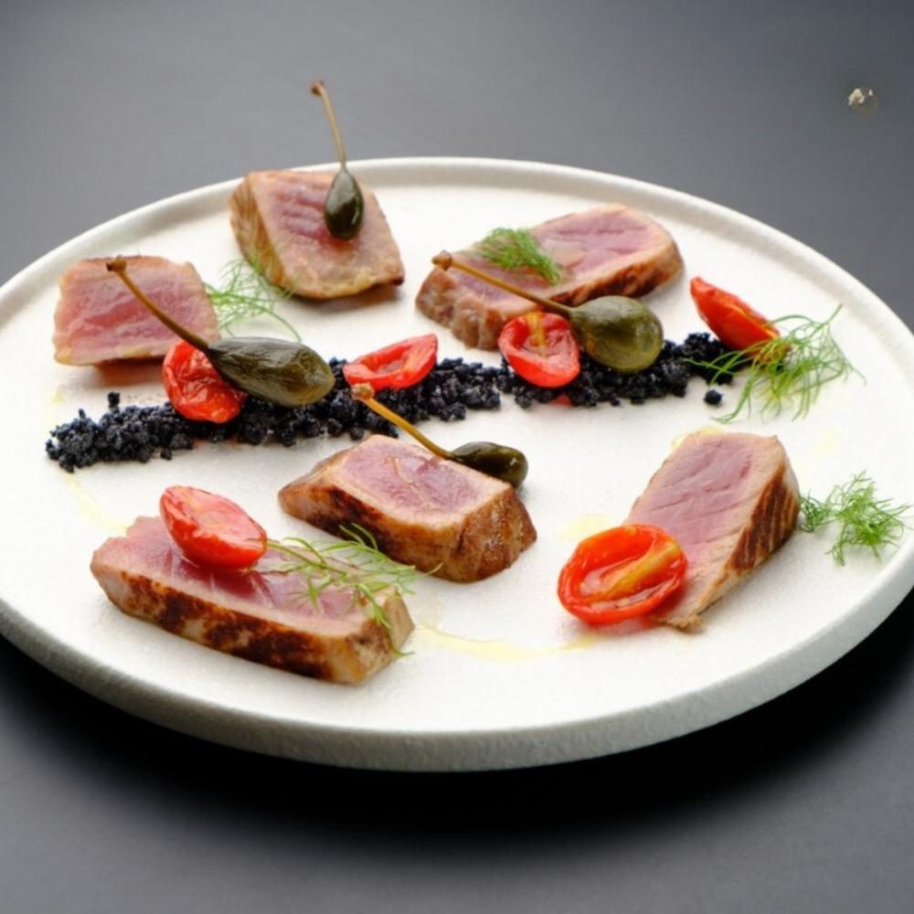 Tataki di tonno con capperi